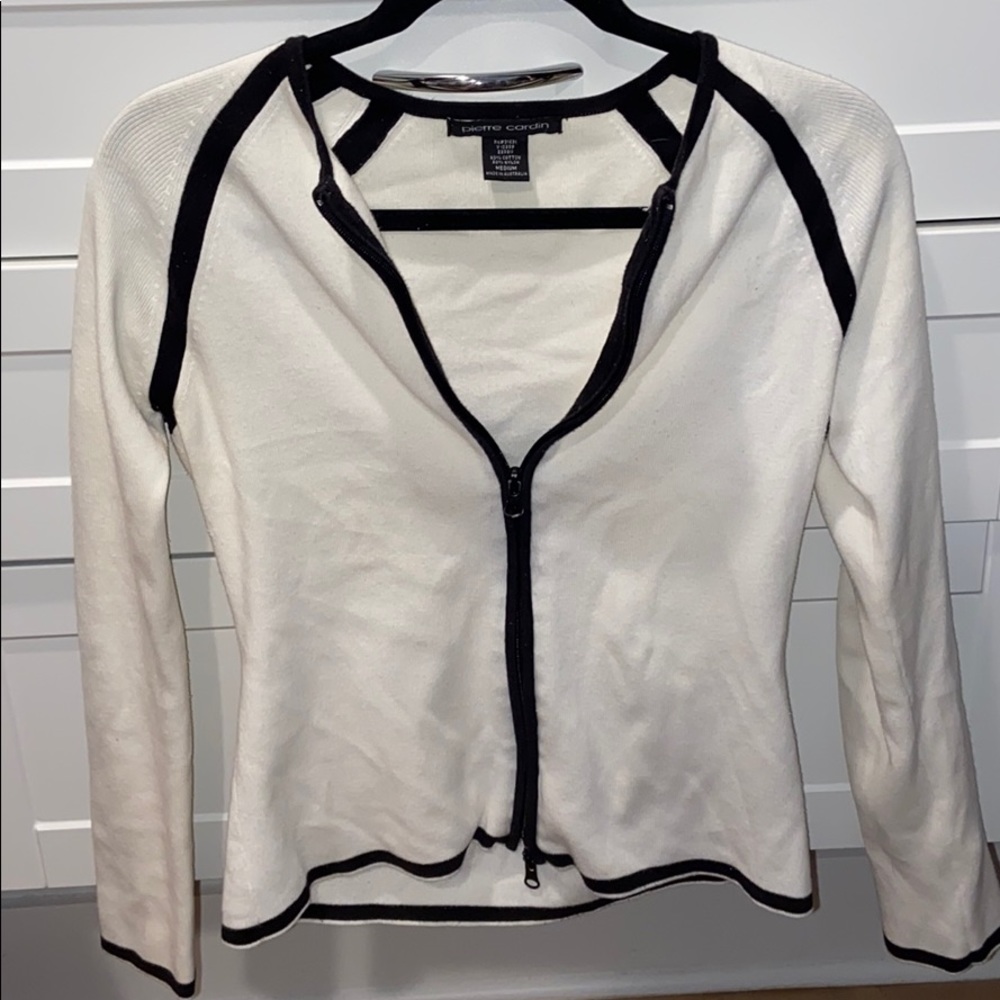 Pierre Cardin zip up sweater